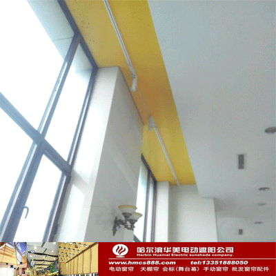 黑龙江绥化游泳馆电动开合帘工程